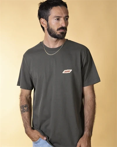 Elsk - Tech Mens Brushed T-shirt - Granite Green